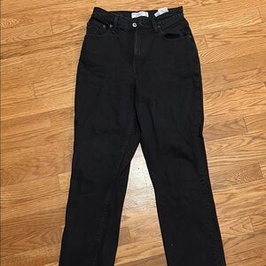 Lightly worn Abercrombie Women's Black Jeans